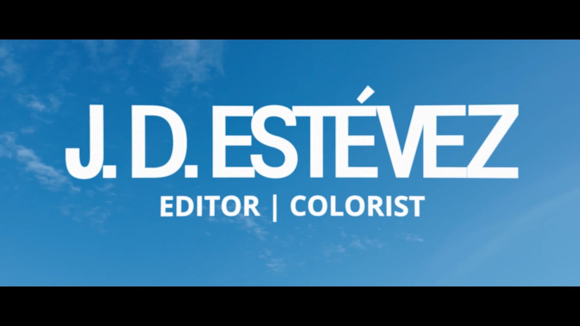 Editor/Colorist Reel